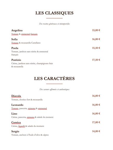 Pizza Rouges