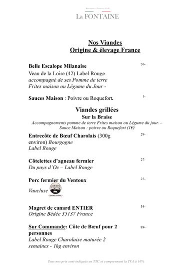 Viandes sur la braise